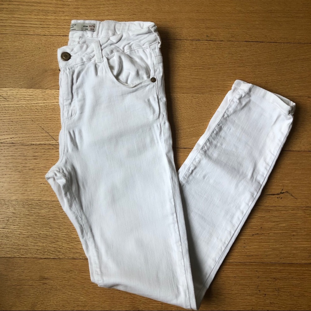 Zara Girls’ slim lightweight stretchy jeans